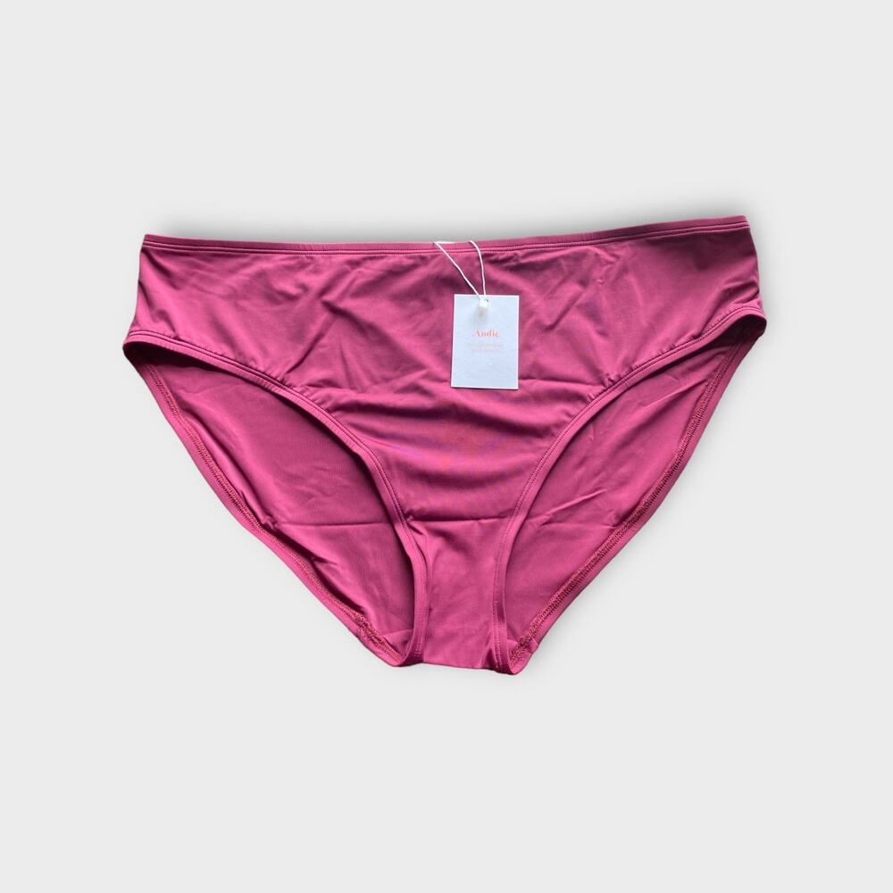 Andie SWIM The Bikini Bottom Plum XXXL NWT